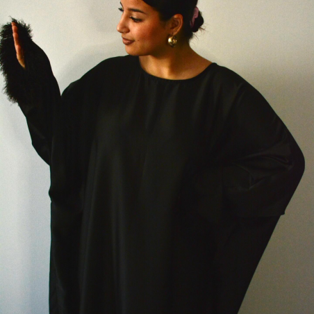 Abaya Sicilienne Noir