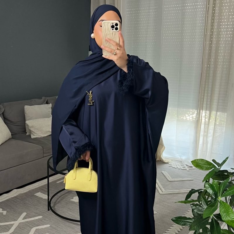 Abaya Sicilienne Bleu nuit