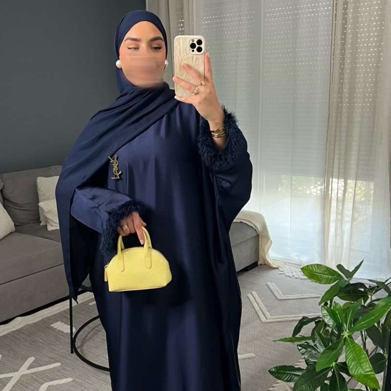 Abaya Sicilienne Bleu nuit