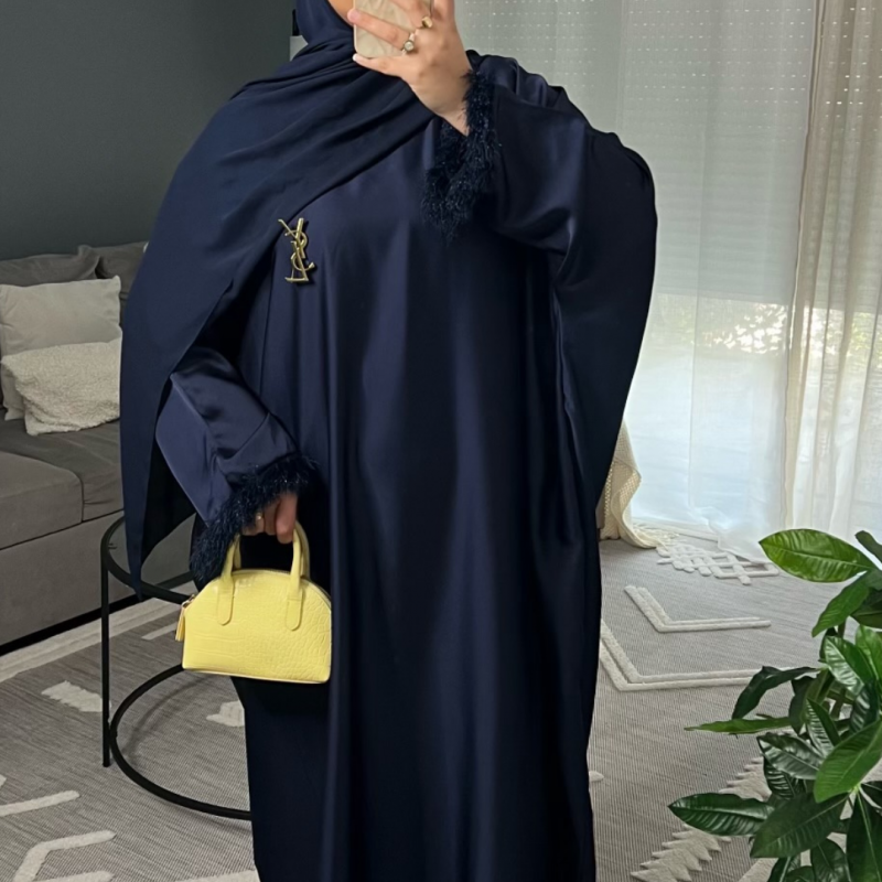 Abaya Sicilienne Bleu nuit